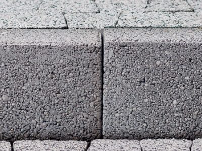obrzeże palisadowe HOLLAND Szare - grube kruszywo