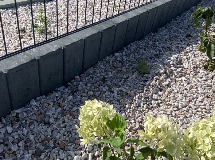 Obrzeże palisadowe PROSTOKĄTNE