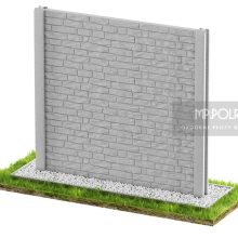 Cegła 6 - Dwustronne płoty betonowe - zdjecie 1