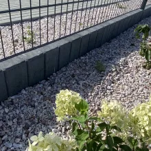 Obrzeże palisadowe PROSTOKĄTNE - zdjecie 1