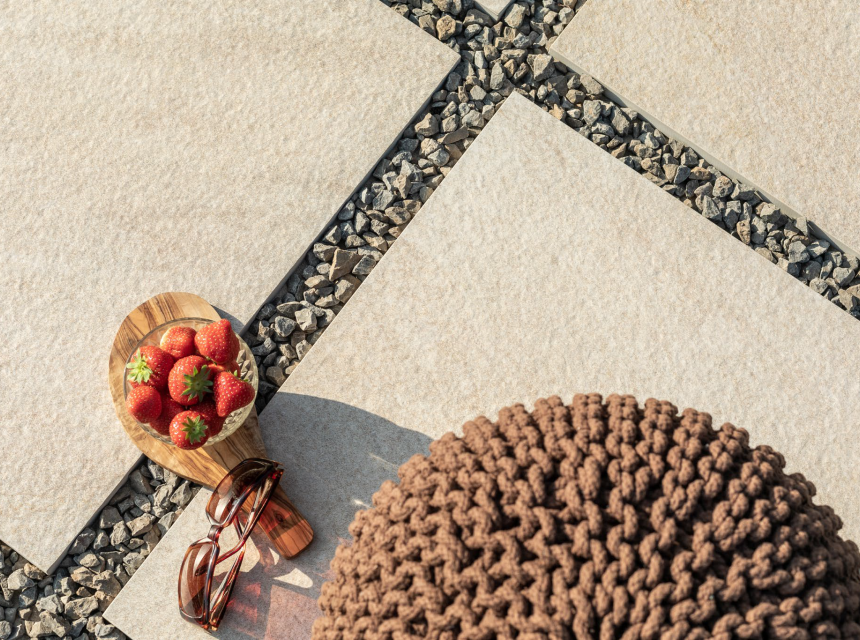 SANDTRONE cream 60x60x2 cm - TB Kostka Brukowa