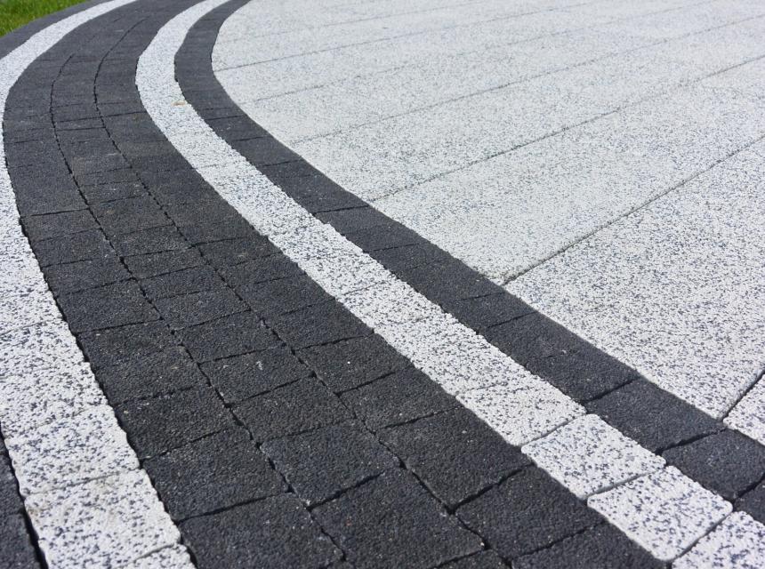 K-23 płukana czarna i biała - TB Kostka Brukowa