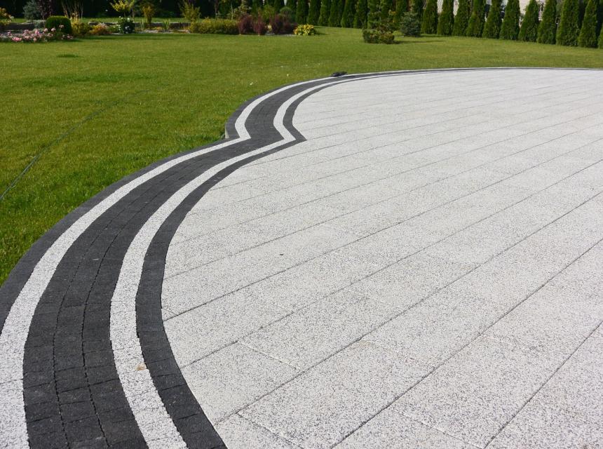 K-23 płukana czarna i biała - TB Kostka Brukowa