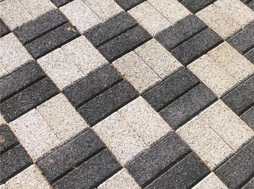 CEGIEŁKA płukana kolor biały i grafit - TB Kostka Brukowa